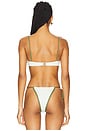 view 3 of 4 Sutton Bikini Top in Honeydew