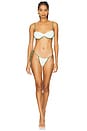 view 4 of 4 Sutton Bikini Top in Honeydew