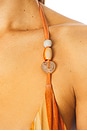 view 5 of 5 Zoya Triangle Bikini Top in Sherbet Stripe