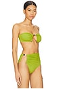 view 2 of 5 Zhara Strapless Top in Fennel