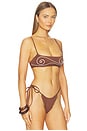view 2 of 4 TOP BIKINI BANDA TYRA in Toffee