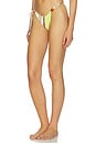 view 2 of 4 Karah Tie Brief in Citrus Stripe