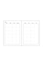 view 2 of 5 Undated Weekly Planner Insert Sunday 6 Ring in 