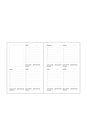 view 4 of 5 Undated Weekly Planner Insert Sunday 6 Ring in 