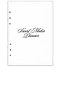 view 1 of 5 Social Media Planner Insert 6 Ring in 