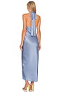 view 3 of 3 Esther Long Dress in Sea Blue