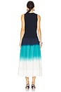 view 3 of 3 Novo Knit Combo Dress in Macadamia & Blue Dip Dye