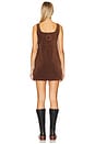 view 3 of 4 Sahara Corduroy Mini Dress in Choco Brown