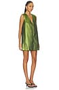 view 2 of 4 Fountain Metallic Mini Dress in Matcha