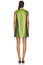 view 3 of 4 Fountain Metallic Mini Dress in Matcha