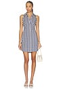 view 1 of 4 Loch Mini Dress in Navy & Cream