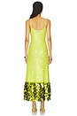 view 3 of 4 Imogen Sequin Midi Dress in Peridot Combo