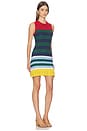 view 2 of 3 VESTIDO YVONNE KNIT MINI  in Brick Stripe Combo