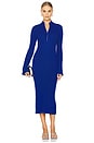 view 1 of 5 Zumi Textured Knit Dress in Matisse Blue