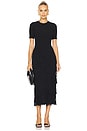 view 1 of 3 Za Za Knit Fringe Dress in Black