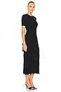 view 2 of 3 Za Za Knit Fringe Dress in Black