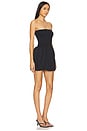view 2 of 3 Via Smocked Strapless Mini Dress in Black