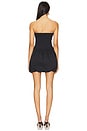 view 3 of 3 Via Smocked Strapless Mini Dress in Black