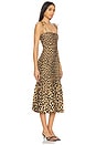 view 2 of 3 Canto Smocked Poplin Dress in Leopard