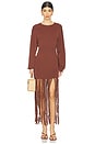 view 1 of 3 ПЛАТЬЕ WALLIS in Chocolate Brown