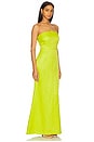 view 2 of 3 VESTIDO SCULPTY in Lime