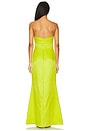 view 3 of 3 VESTIDO SCULPTY in Lime