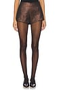 view 1 of 6 Fleur Metallic Shorts in Brown