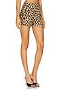 view 2 of 6 Mina Linen Short in Leopard