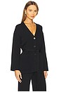 view 2 of 5 Max Belted Knit Cardigan in Black