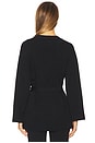 view 3 of 5 Max Belted Knit Cardigan in Black