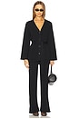 view 4 of 5 Max Belted Knit Cardigan in Black