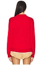 view 3 of 4 Marcel Polo Sweater in Lucky Red