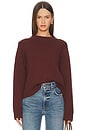 view 1 of 4 Cher Wool Blend Sweater in Choco Brown