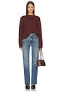 view 4 of 4 Cher Wool Blend Sweater in Choco Brown