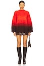 view 4 of 4 Leith Ombre Sweater in Coral Ombre