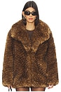 view 2 of 5 Knox Faux Fur Coat in Tawny