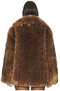 view 4 of 5 Knox Faux Fur Coat in Tawny