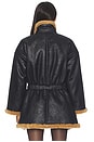 view 4 of 5 CHAQUETA YARA FAUX SHEARLING in Black