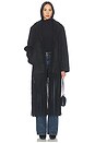 view 1 of 4 Vero Fringe Coat in Black
