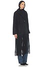 view 4 of 4 Vero Fringe Coat in Black