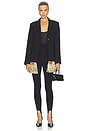 view 6 of 6 Odette Crepe Fringe Blazer in Black