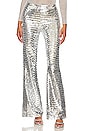 view 1 of 5 Sequin Robo Pant in Satellite Silver