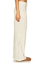 view 3 of 6 Bloo Linen Pant in Cream Pinstripe