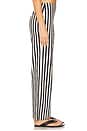 view 3 of 6 БРЮКИ PIA in Black & White Stripe