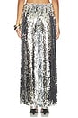 view 4 of 6 PANTALÓN NELLA SEQUIN WIDE LEG in Satellite Silver