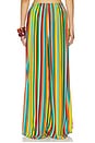view 5 of 7 Nella Crepe Wide Leg Pant in Vibrant Multi Stripe