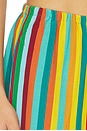 view 7 of 7 Nella Crepe Wide Leg Pant in Vibrant Multi Stripe