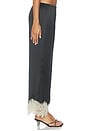 view 4 of 6 PANTALÓN NELLA SATIN LACE  in Black & Bone