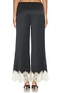 view 5 of 6 PANTALÓN NELLA SATIN LACE  in Black & Bone