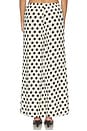 view 4 of 6 Nella Crepe Wide Leg Pant in Macadamia & Black Polka Dot